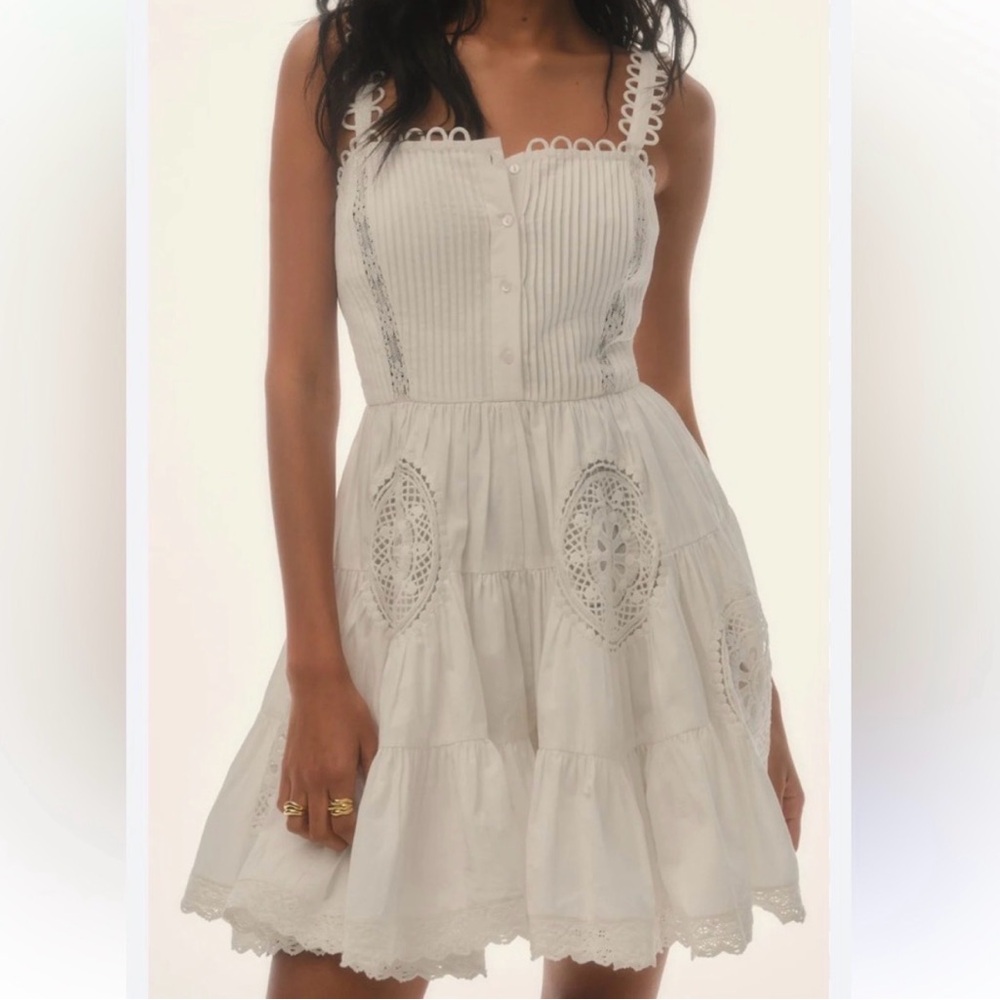 Forever That Girl Adrianna Lace Romper Anthropologie Size Small NWT